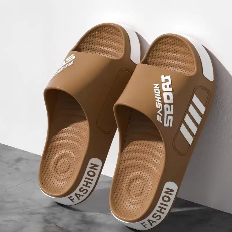 Men's and Women's Professional Design Large Size Eva Slippers Trendy Student Couple Slippers Outdoor Wear Non-Slip Slippers