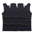 3pcs/lot Cotton Mens Tank Tops Sleeveless Solid Muscle Vest Undershirts