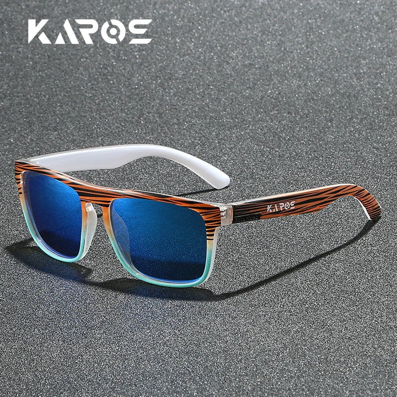 KAROS Polarized Sunglasses For Men/Women Camo Frame UV400 Protection for Driving Fishing Cycling
