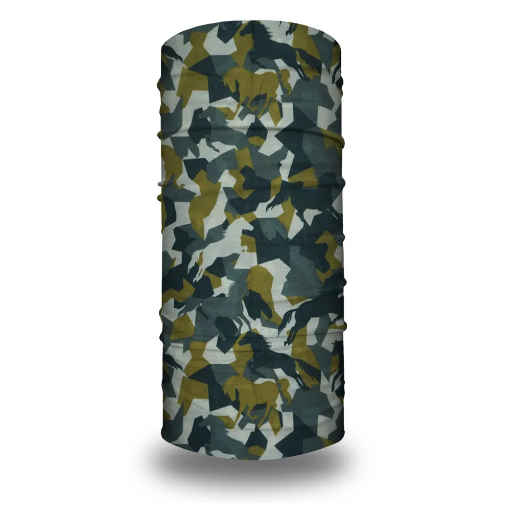 Multi-Purpose Camo Hunting Tactical Bandana Seamless Neck Gaiter Tube Mask Face Shield Hiking Camping Realtree Printed Scarf
