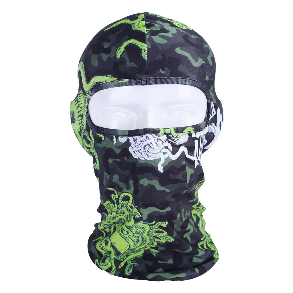 Outdoor Sports Balaclava UV Protection Breathable Riding Motorcycle Face Mask Cover Headgear Cycling Neck Face Shield