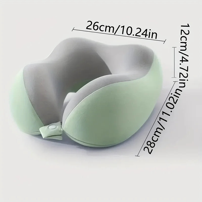 U-shaped Neck Pillow，Medium Soft U-shaped Neck Pillow for Travel and Office | Ergonomically Designed