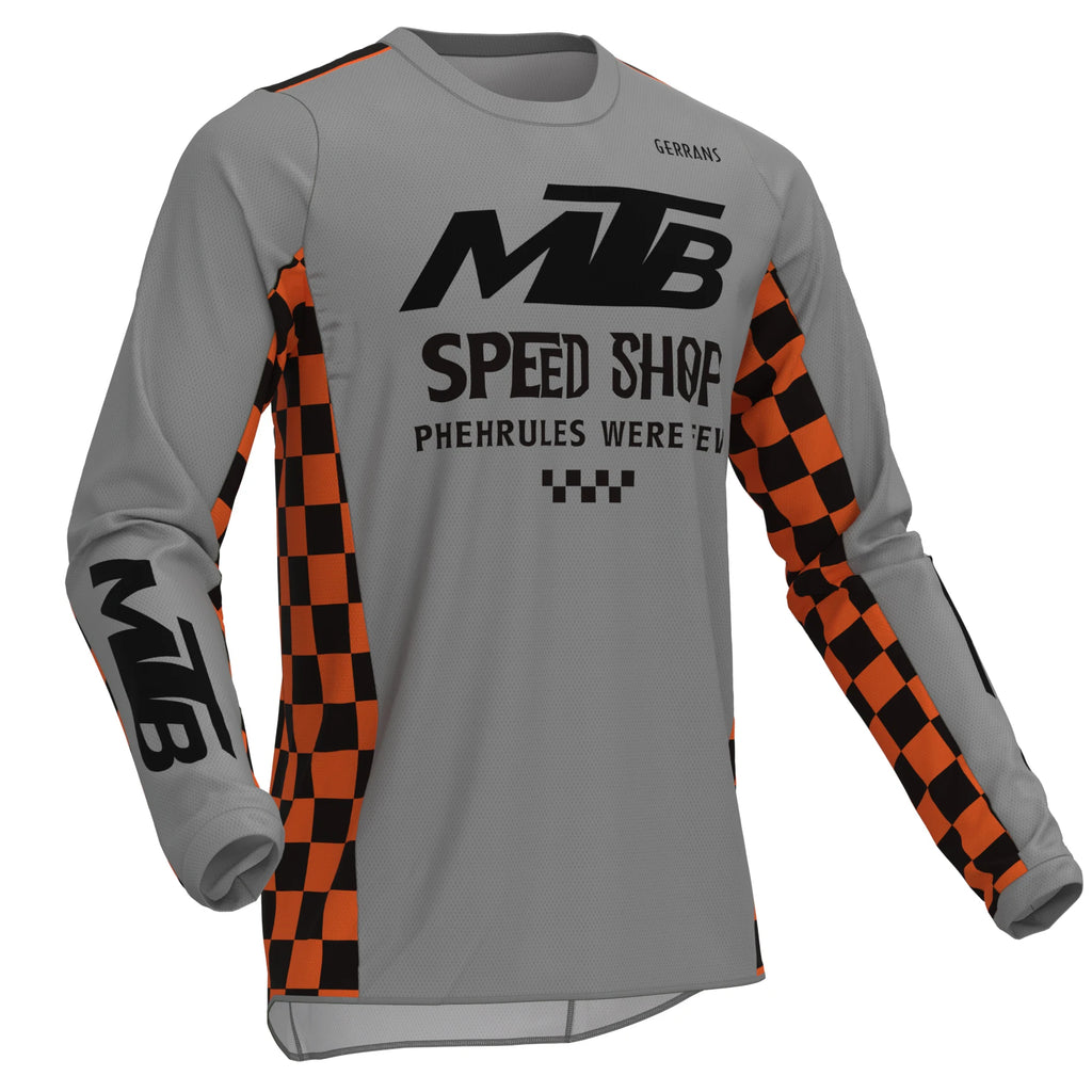 Men's Long Sleeve Motocross Cycling Jerseys Downhill Mountain Bike MTB Shirts Offroad