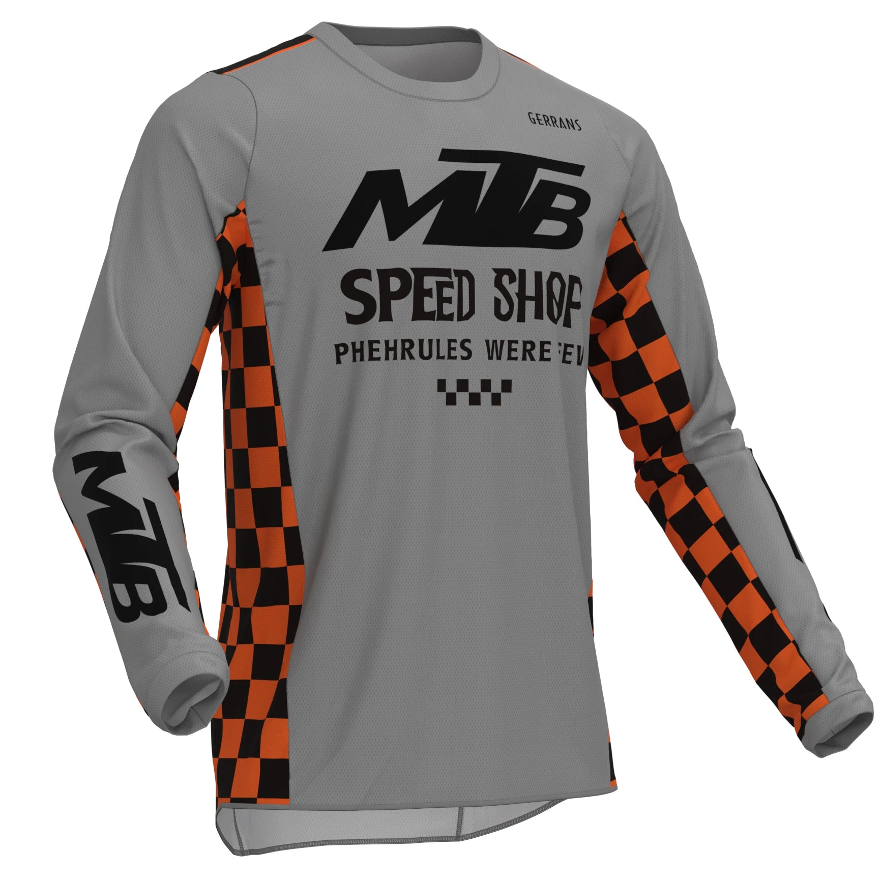 Men's Long Sleeve Motocross Cycling Jerseys Downhill Mountain Bike MTB Shirts Offroad