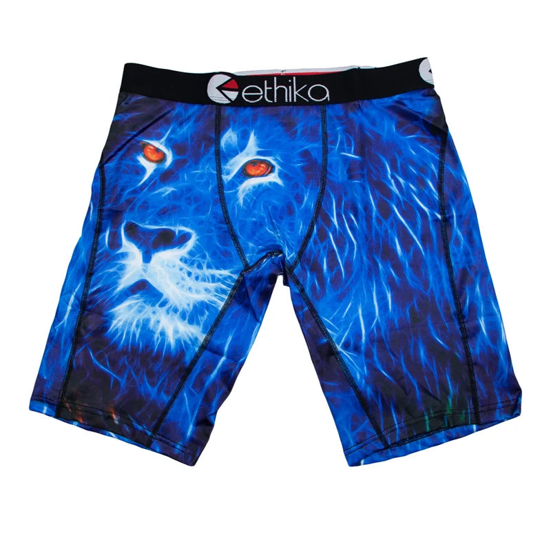 ETHIKA 1Pcs Men Underwear Breathable Crotch Mens Underpants Plus Size Sexy Man Swimming Boxers Briefs Men's Panties Boxershorts