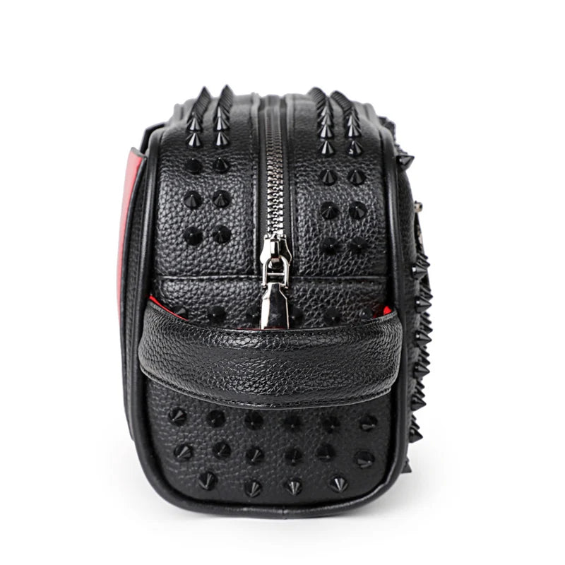 Fashion Rivet Design Men/Women High Quality Bag PU Leather