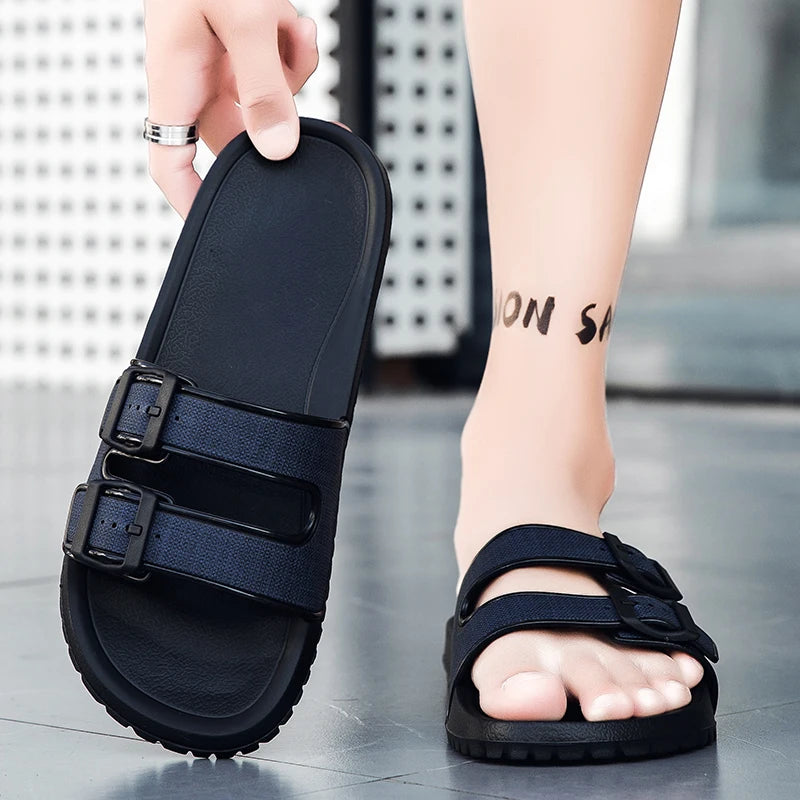 Men's Soft Slippers Indoor Outdoor Comfortable Slides Home Shoes House Room Casual Big Size39-47 EVA Lightweight for Men