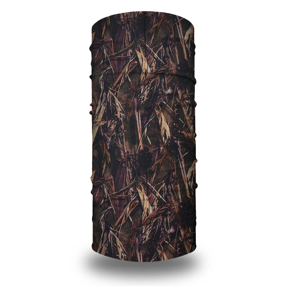 Multi-Purpose Camo Hunting Tactical Bandana Seamless Neck Gaiter Tube Mask Face Shield Hiking Camping Realtree Printed Scarf