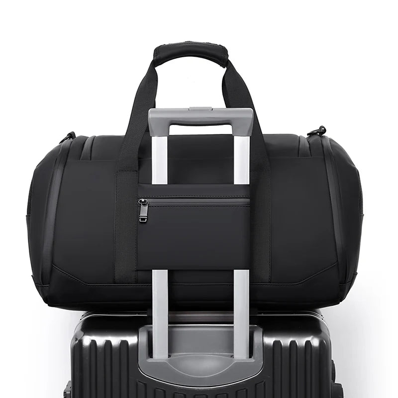 Gym Duffel Bag Yoga Fitness Sport Bag Wet Dry Travel Handbag Outdoor Swimming Camping Pack Large Business Satchel with Shoes Bag