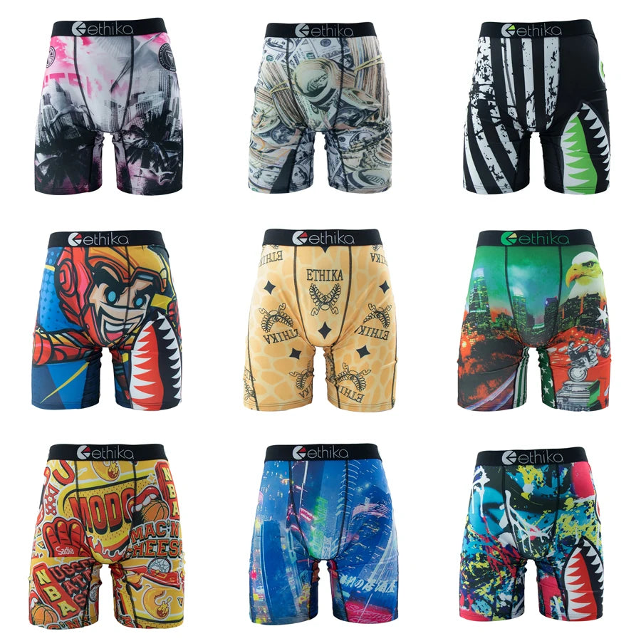 Men's Ethika Boxers Briefs 9 Types Group 9