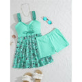 2 Pieces Padded High Waist Bikini Set