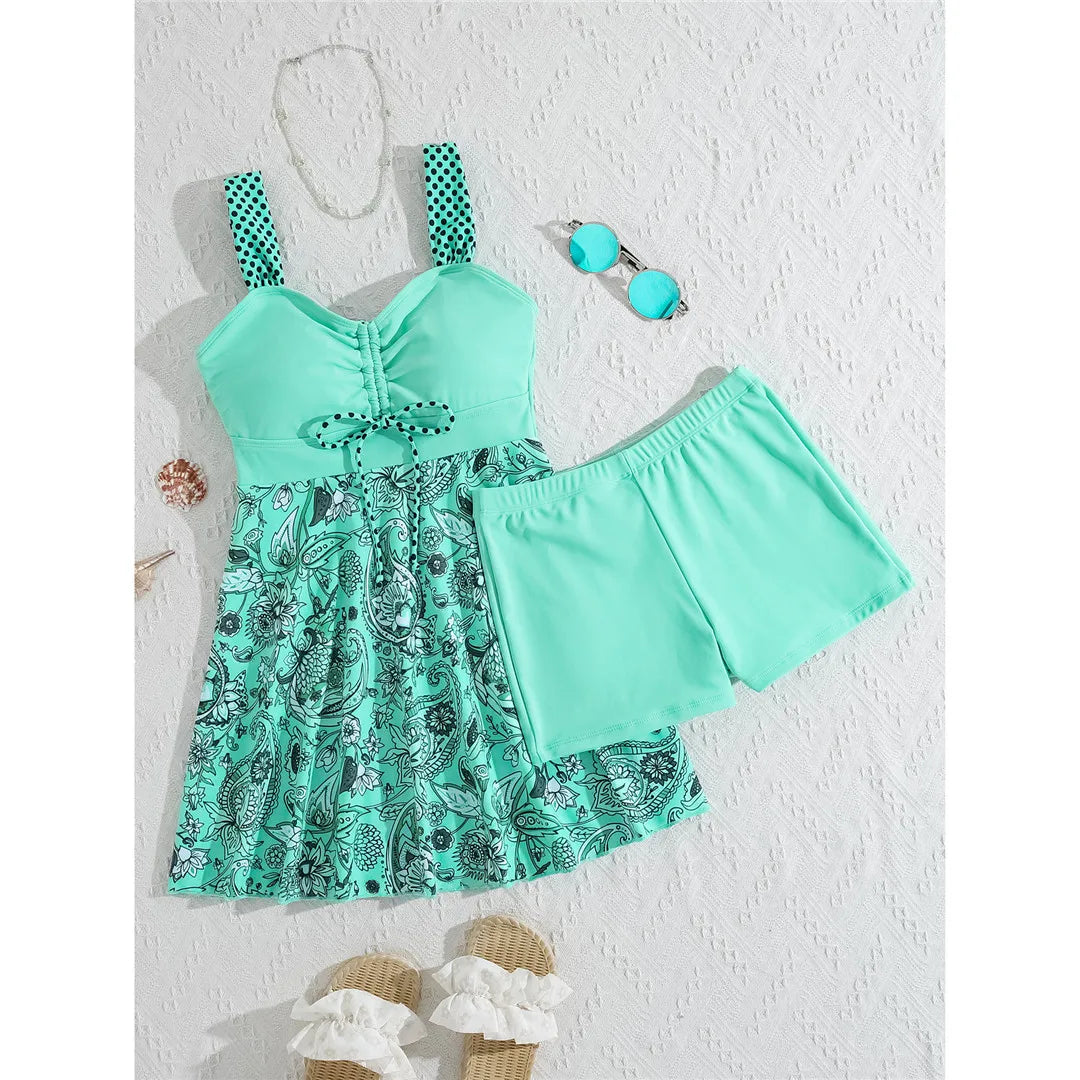 2 Pieces Padded High Waist Bikini Set
