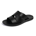 Quick Dry Mens Sandals Summer Outdoor Slippers Open-toe Beach Sandals Vacation Pool Half Drag Male Slides New Non-Slip Sandaly