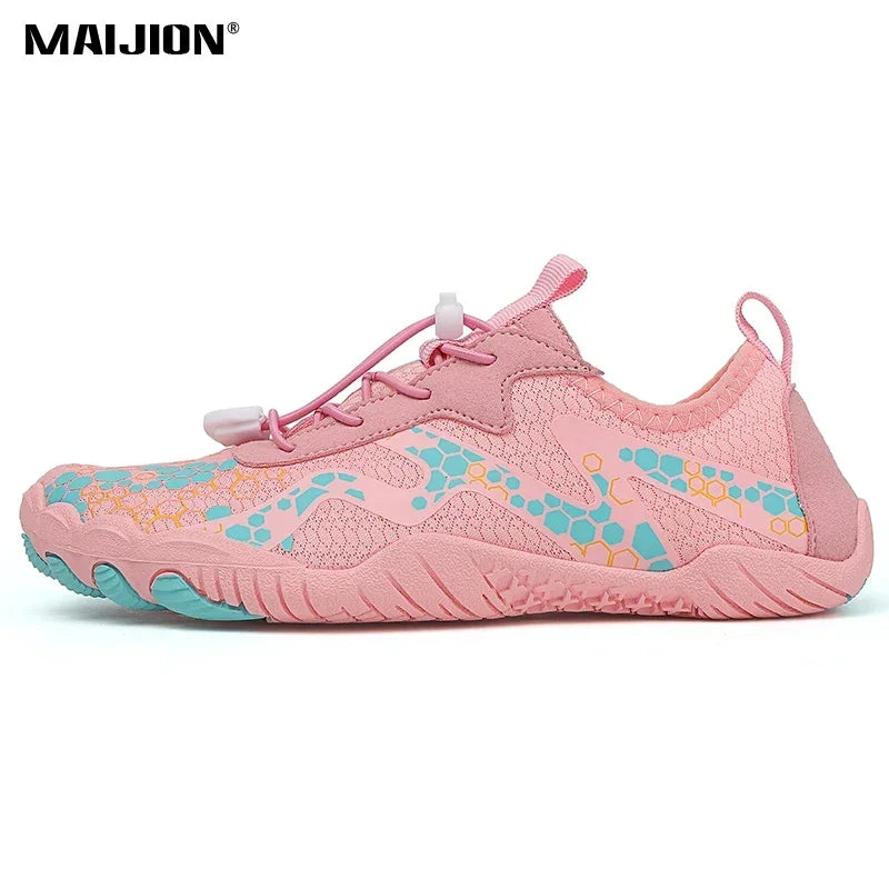 Unisex Barefoot Aqua Shoes Quick-Drying Outdoor Sports Water Sneakers for Beach Swimming Fitness Wading Hiking & Cycling