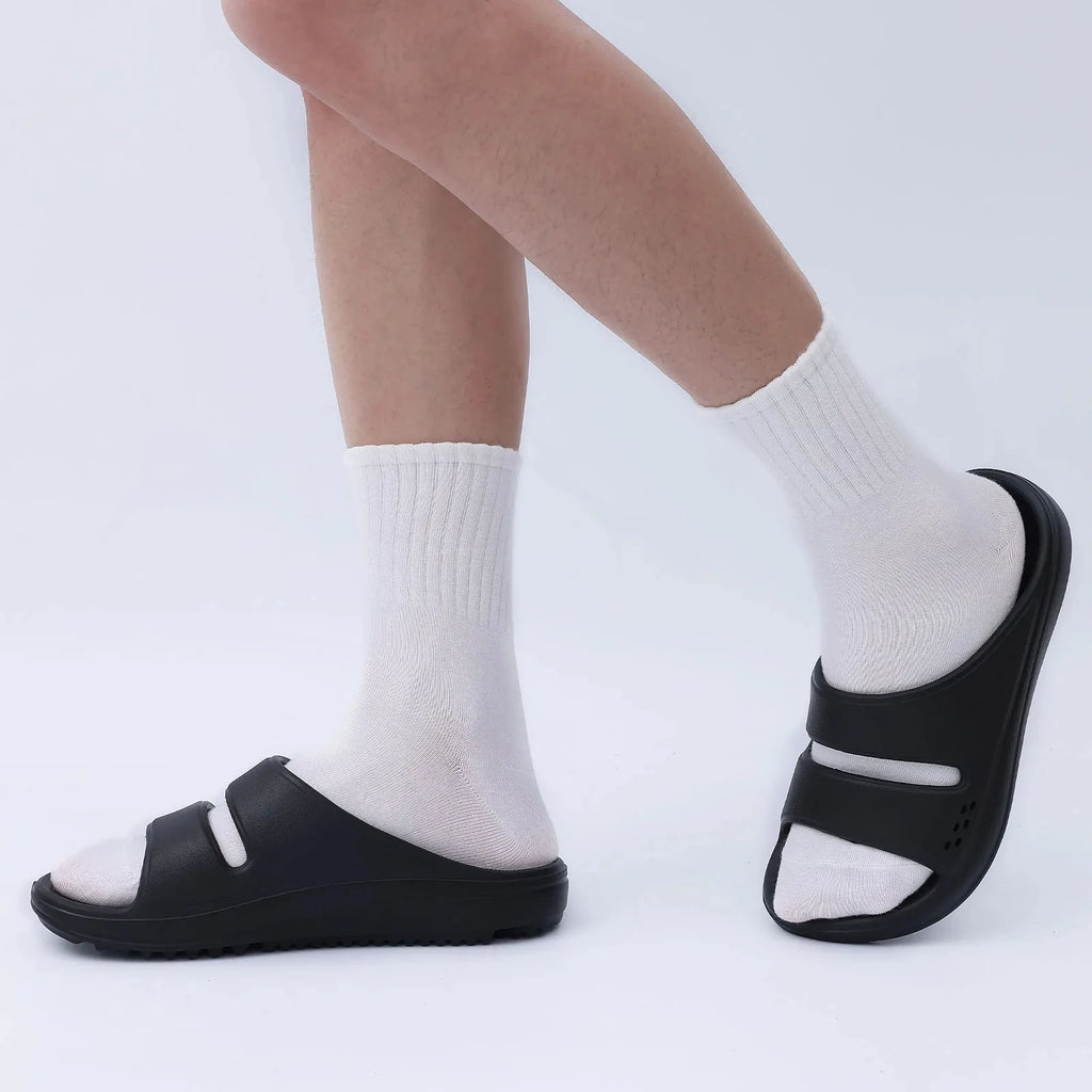 Men's Orthopedic Sandals Fashion Men's Beach Flip Flops Unisex Soft Sandals With Arch Support Home Bathroom Slides
