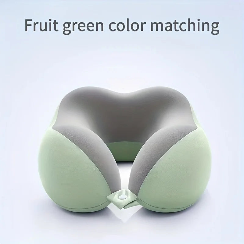 U-shaped Neck Pillow，Medium Soft U-shaped Neck Pillow for Travel and Office | Ergonomically Designed