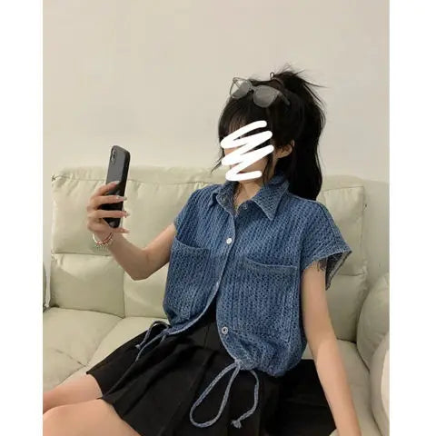 T-shirt Women 2026 Summer Vintage Cotton Vest Casual Office Lady Mori Girl Style Girls Top