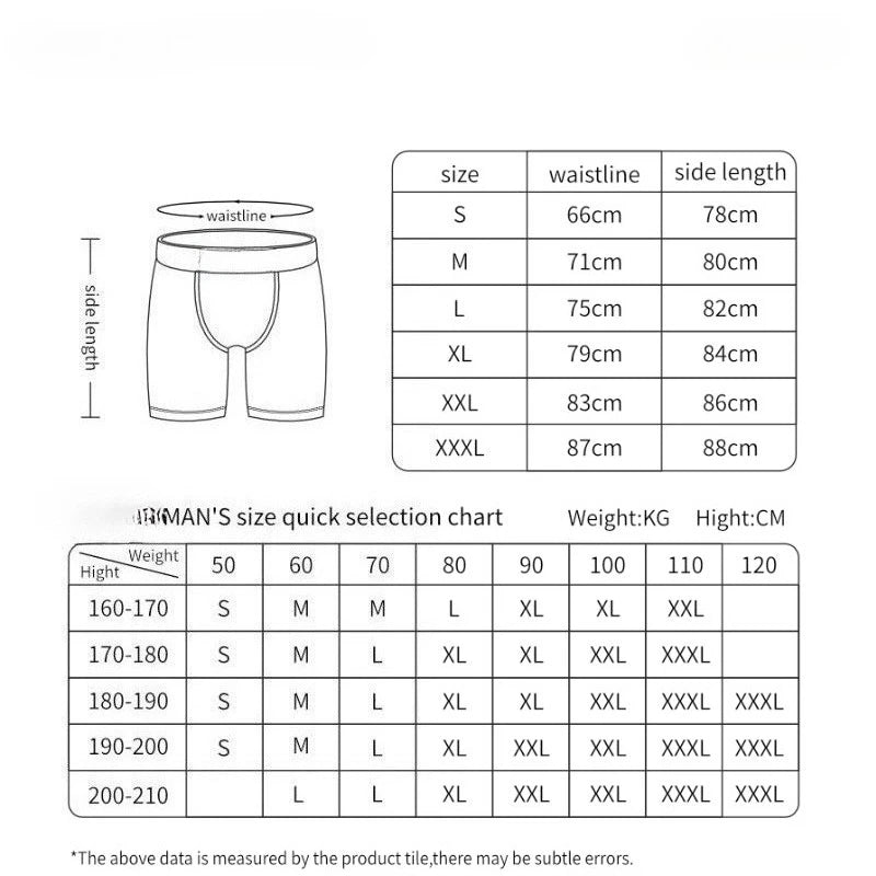 5pcs ETHIKA Men Underwear Breathable Underpants Boxer brief