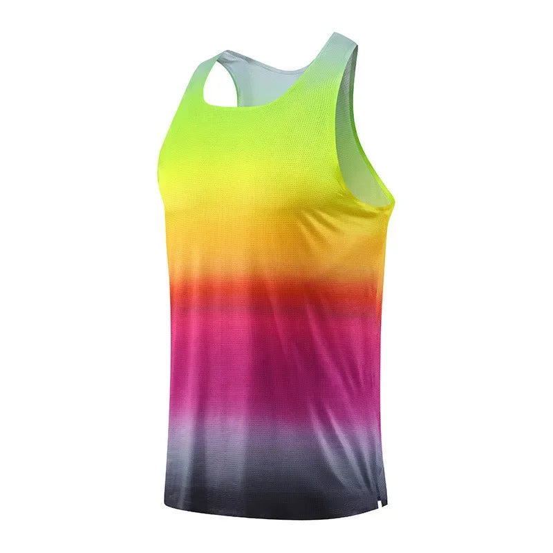 Men's Marathon Running Style Tank Tops