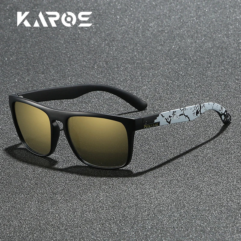 KAROS Polarized Sunglasses For Men/Women Camo Frame UV400 Protection for Driving Fishing Cycling