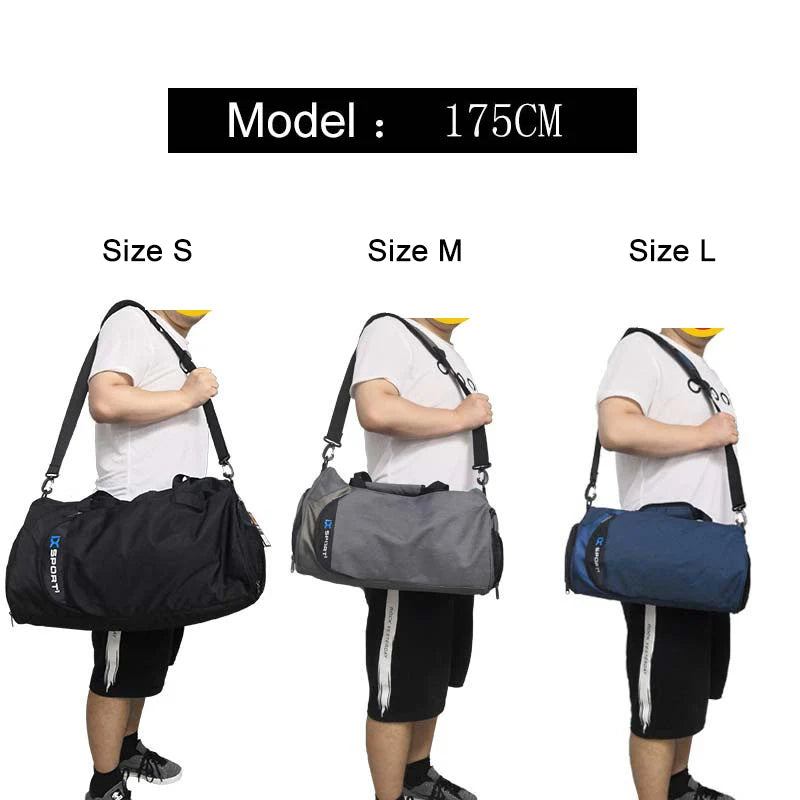 Large Gym Bag Fitness Bags Wet Dry Training Men Yoga For Shoes Travel Shoulder Handbags Multifunction Work Out Swimming Bag