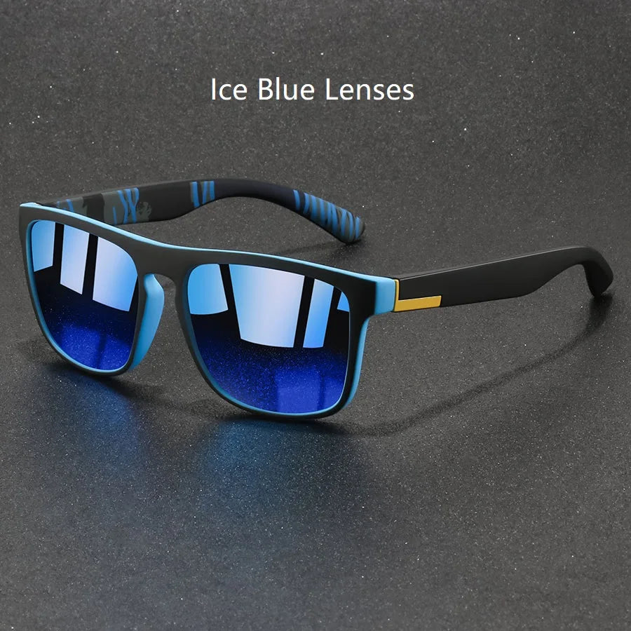Fashion Vintage Square Sunglasses Men/Women Fishing Driving Man Luxury Brand Designer Sun Glasses Anti-Glare Retro Eyewear
