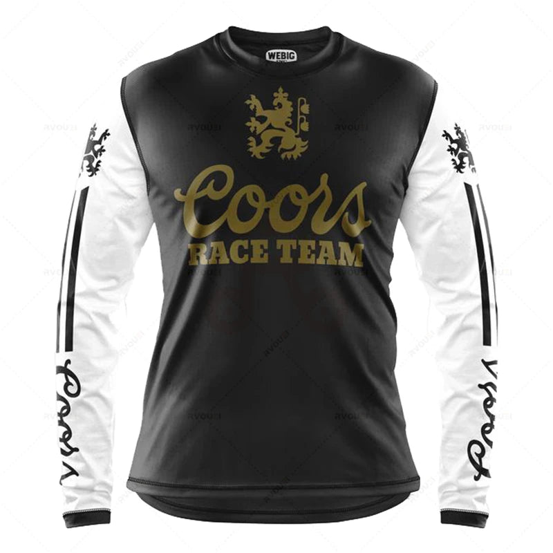 Camping Downhill Jerseys, Mountain Bike, MTB Shirts,Offroad MX Motorcycle Clothing, Motocross Sportwear, Fishing Hunting Clothes