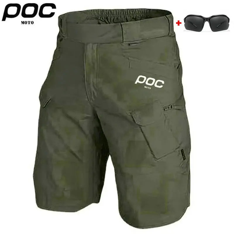 MOTO POC MTB Shorts Men's Mountain Bicycle Short Offroad DH Motorcycle Bike Sports Quick Dry Downhill Short Pants