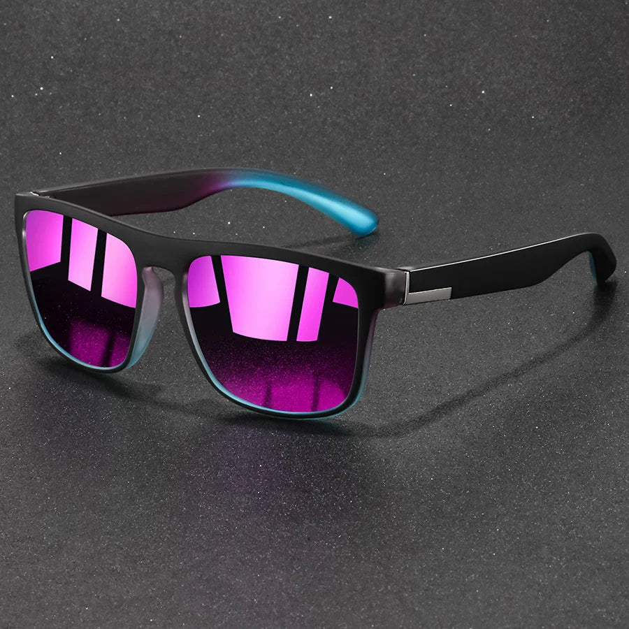 Fashion Vintage Square Sunglasses Men/Women Fishing Driving Man Luxury Brand Designer Sun Glasses Anti-Glare Retro Eyewear