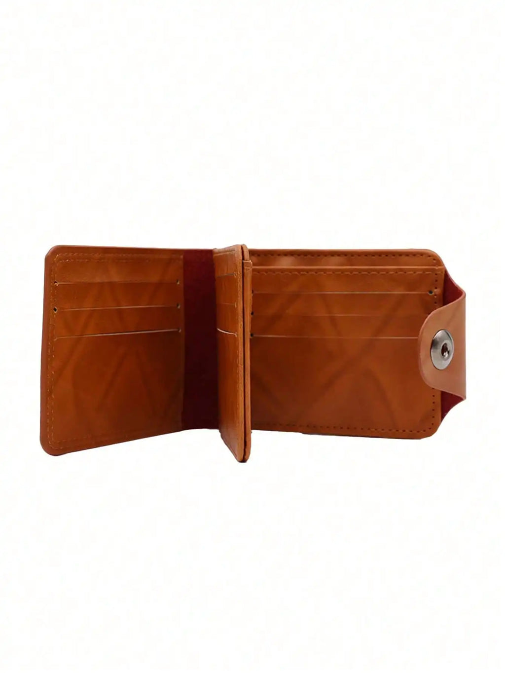1PC Fashion Simple Men's Short Wallet, PU Leather Multi-Card Slot Coin Purse, Minimalist Casual Wallet for Boys