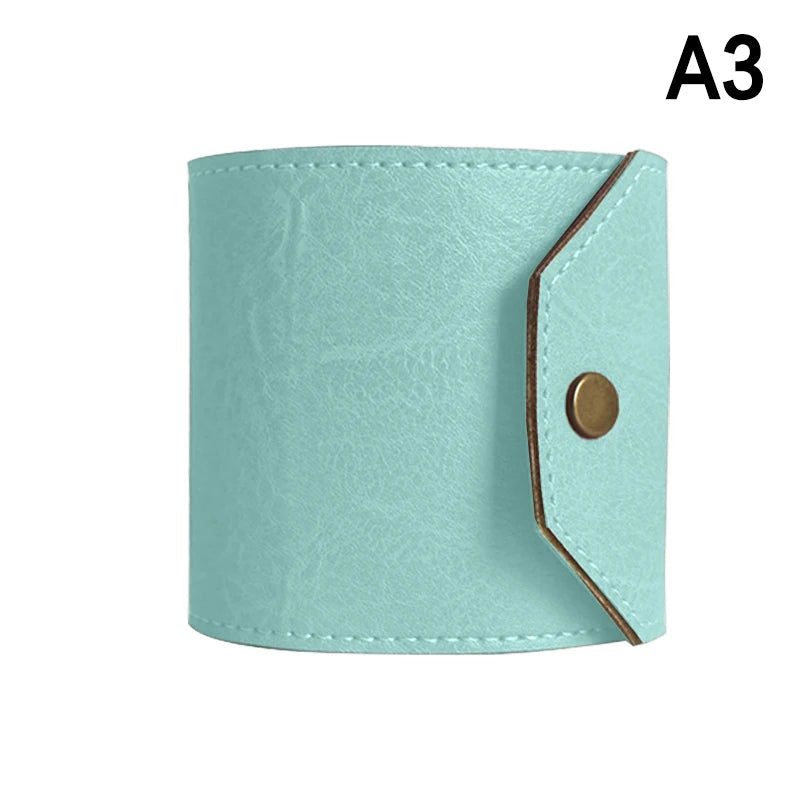 Leather Money Wallet Organizer, The Cash Wrap Wallet, Handy Fast Cash Access Money Holder, Small Compact Luxury Pocket Wallet