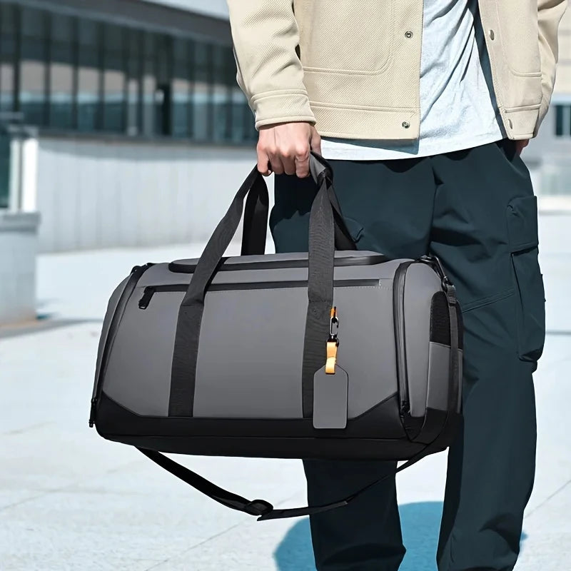 Gym Duffel Bag Yoga Fitness Sport Bag Wet Dry Travel Handbag Outdoor Swimming Camping Pack Large Business Satchel with Shoes Bag