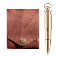 Money Wallet Bi-Fold ID Card Clip Case Complimentary Fountain Pen Slim Minimalist Wallet for Daily Commuting Business and Travel