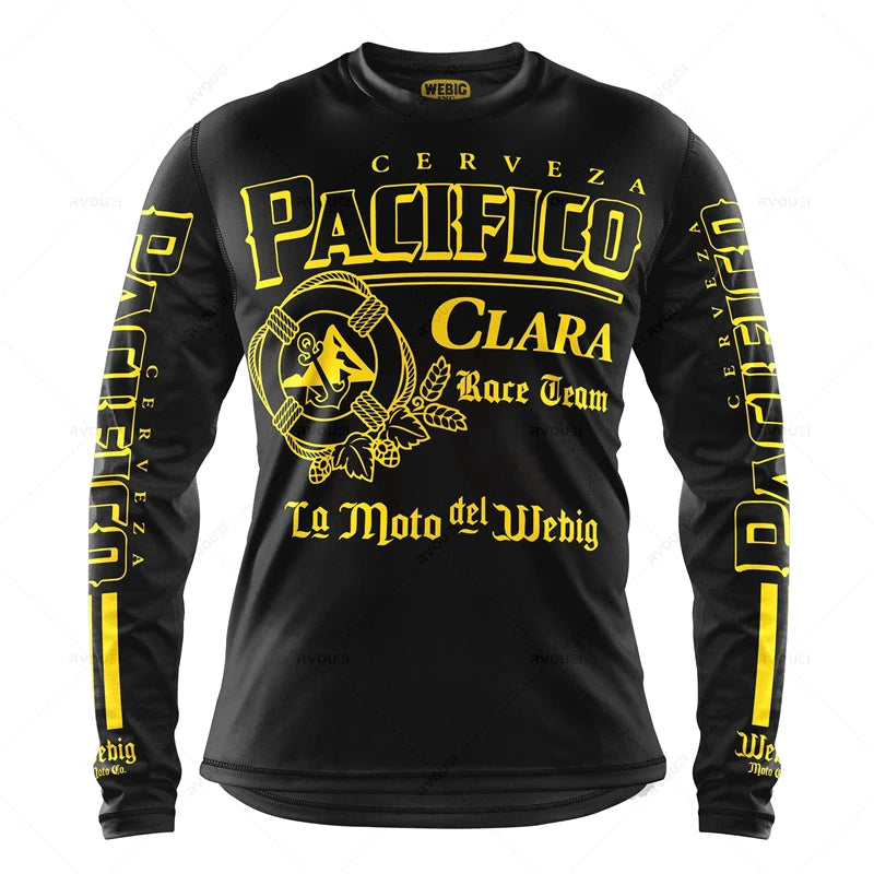 Camping Downhill Jerseys, Mountain Bike, MTB Shirts,Offroad MX Motorcycle Clothing, Motocross Sportwear, Fishing Hunting Clothes