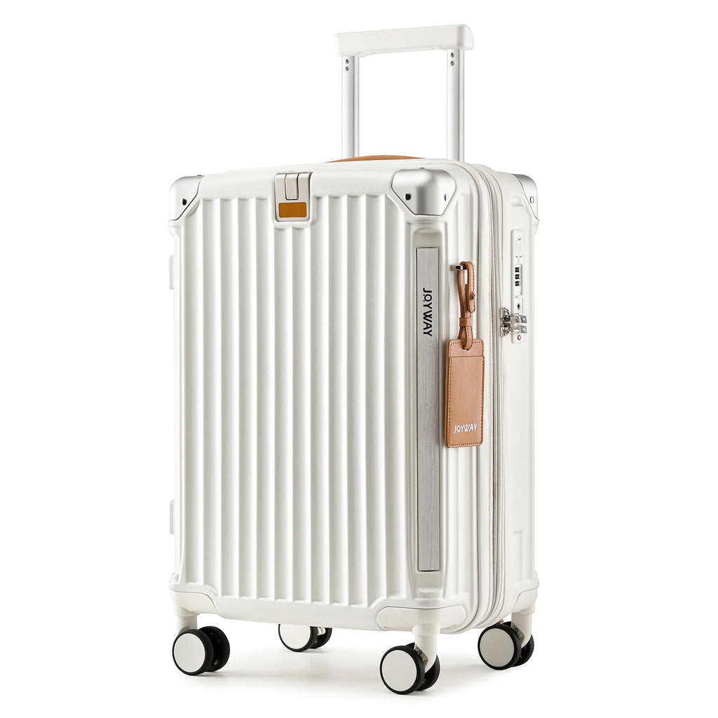 Joyway 20 inch Single Luggage Suitcase, Expandable Lightweight Durable, with Cup Holder, TSA Lock, Spinner Wheels