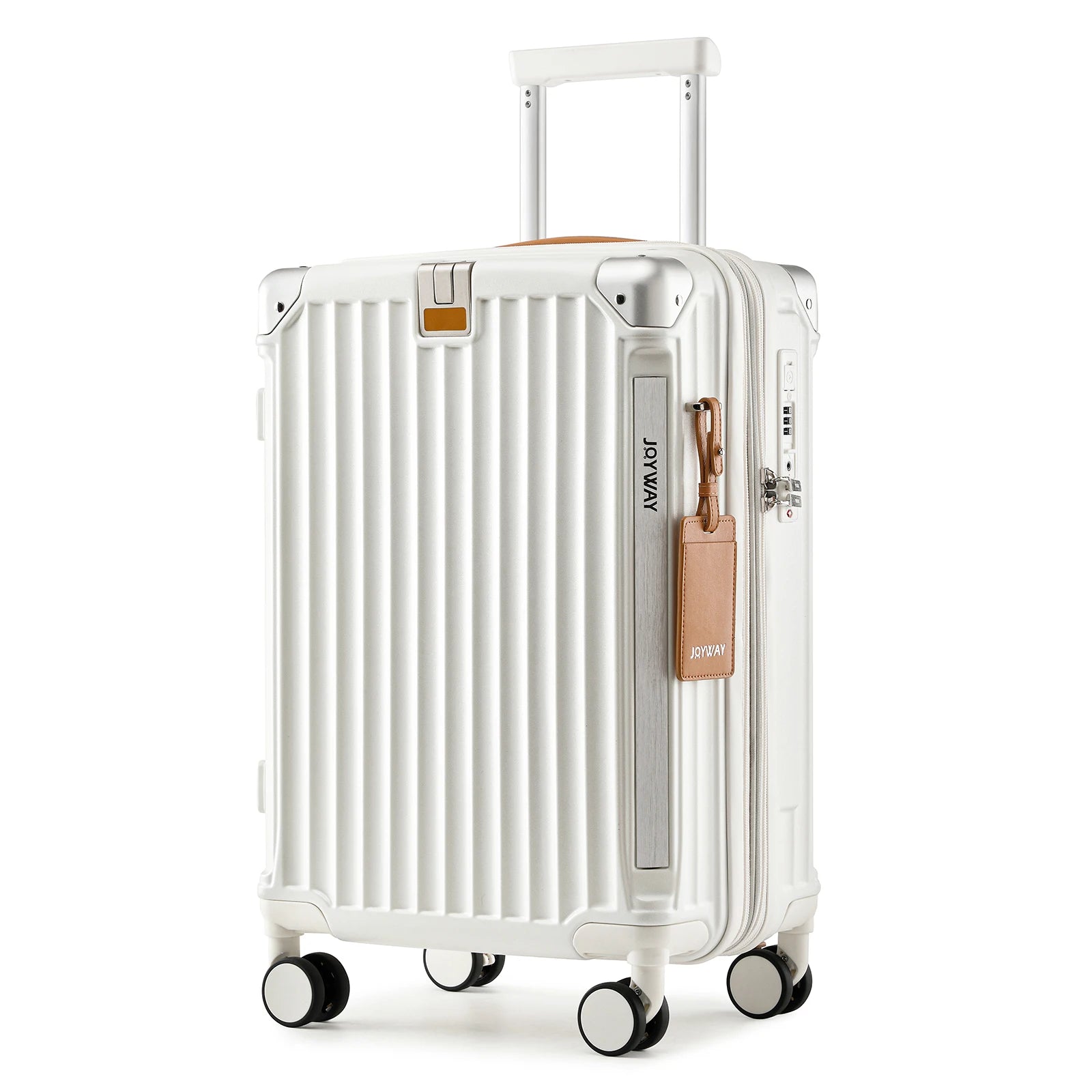 Joyway 20 inch Single Luggage Suitcase, Expandable Lightweight Durable, with Cup Holder, TSA Lock, Spinner Wheels