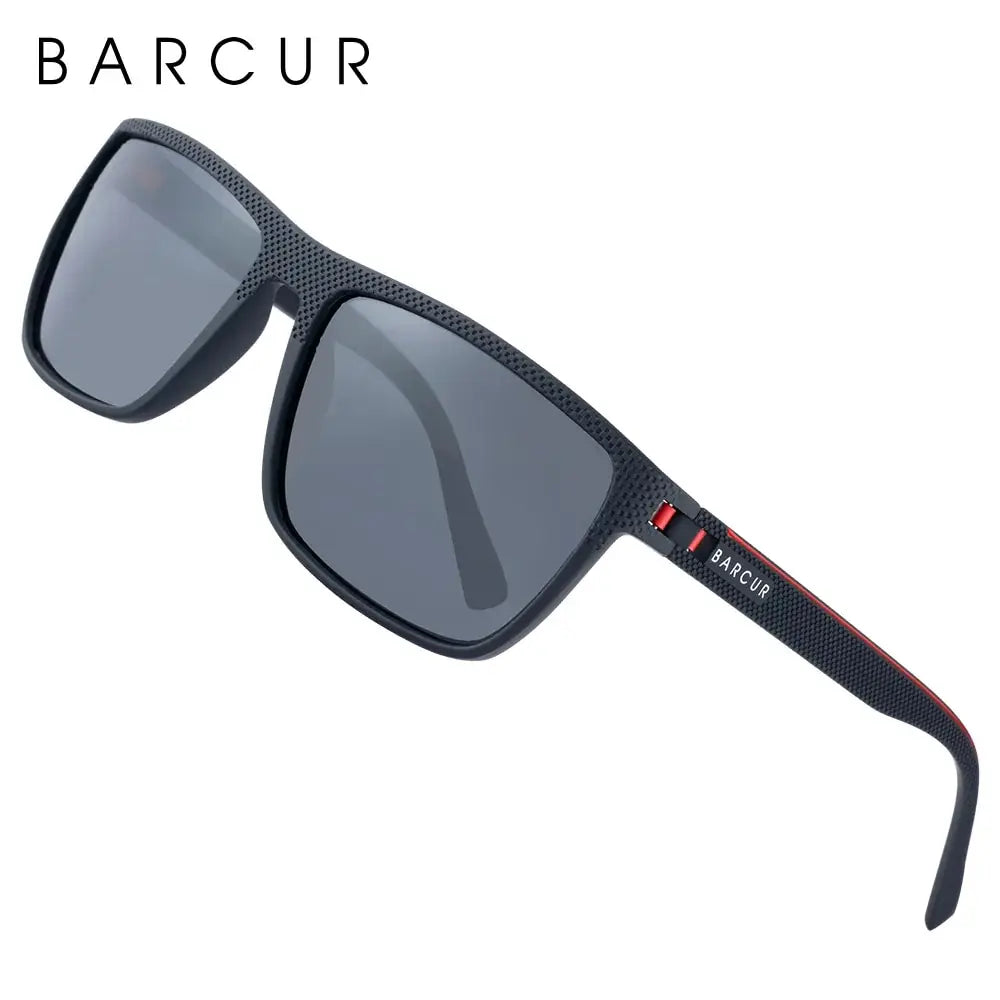 BARCUR Sunglasses Men Polarized Light Weight Sports Sun Glasses Women Eyewear Accessory Oculos UVAB Protection