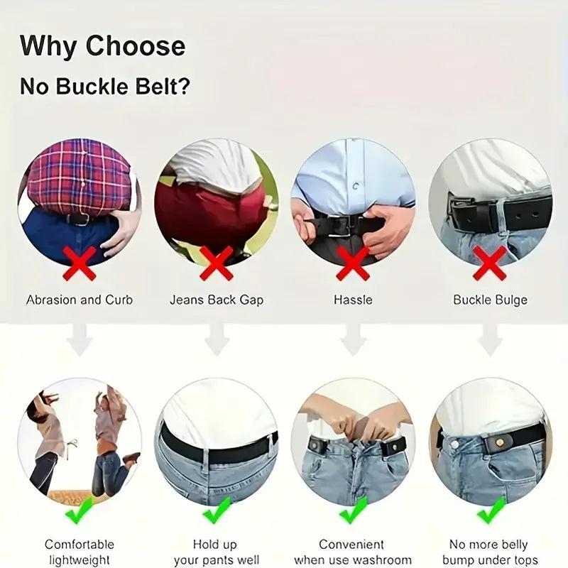 Traceless Invisible Elastic Belt