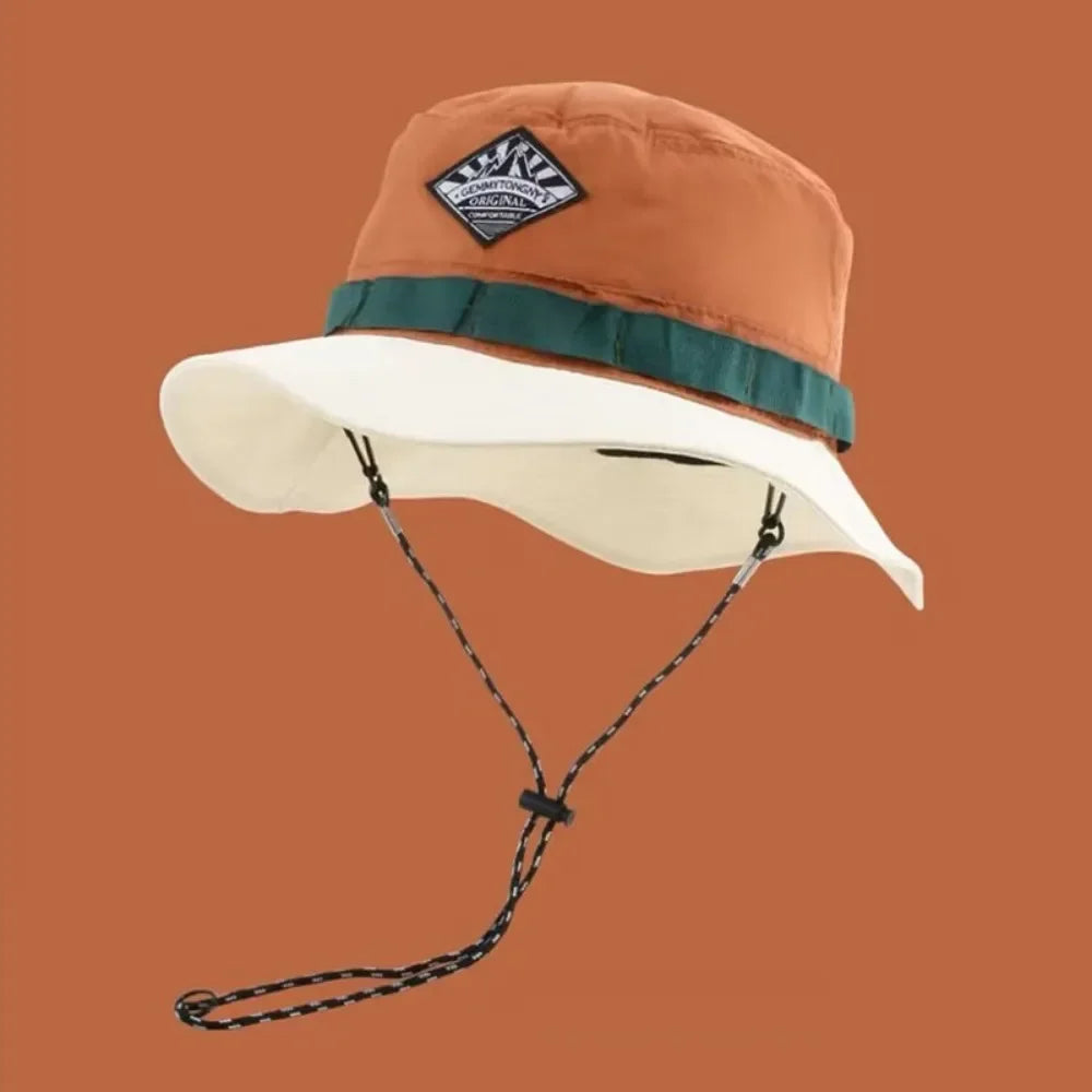 Leisure Vacation Fisherman Hat Quick-drying Basin Hat Packable Hat Summer Sun Hanging Bag Adjustable Visor Hat
