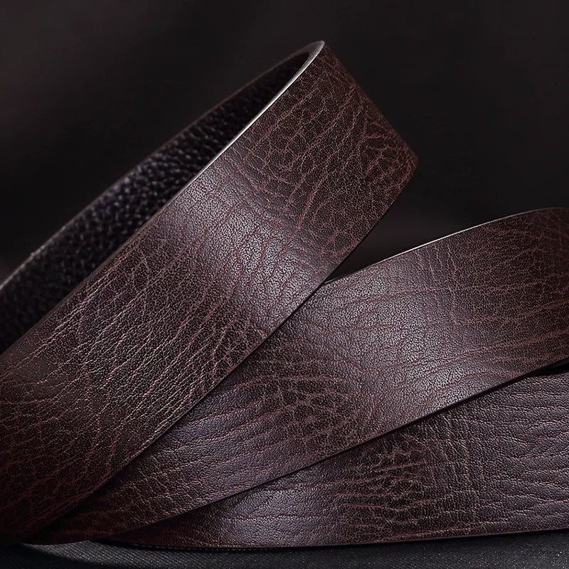 Luxury Brand Belts for Men  Fashion Shiny Coffee Design Buckle High Quality Waist Shaper Leather genuine Belts