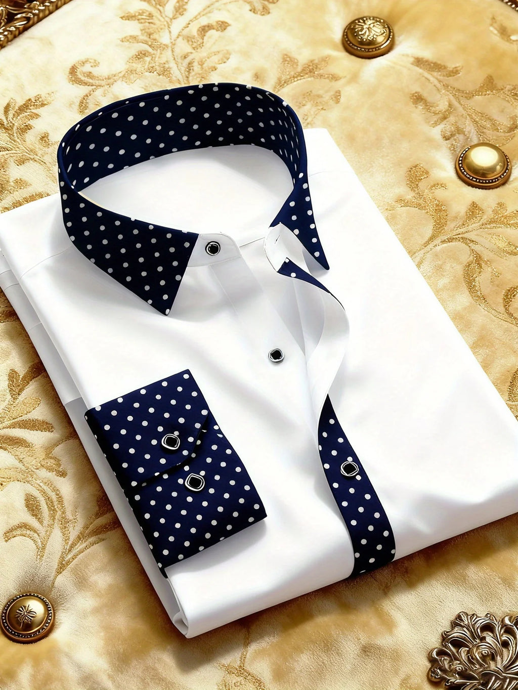 Men's Shirt Brand New Arrival Patchwork Four Season Tuxedo Long Sleeve Smart Casual Elastic Male Business Shirts
