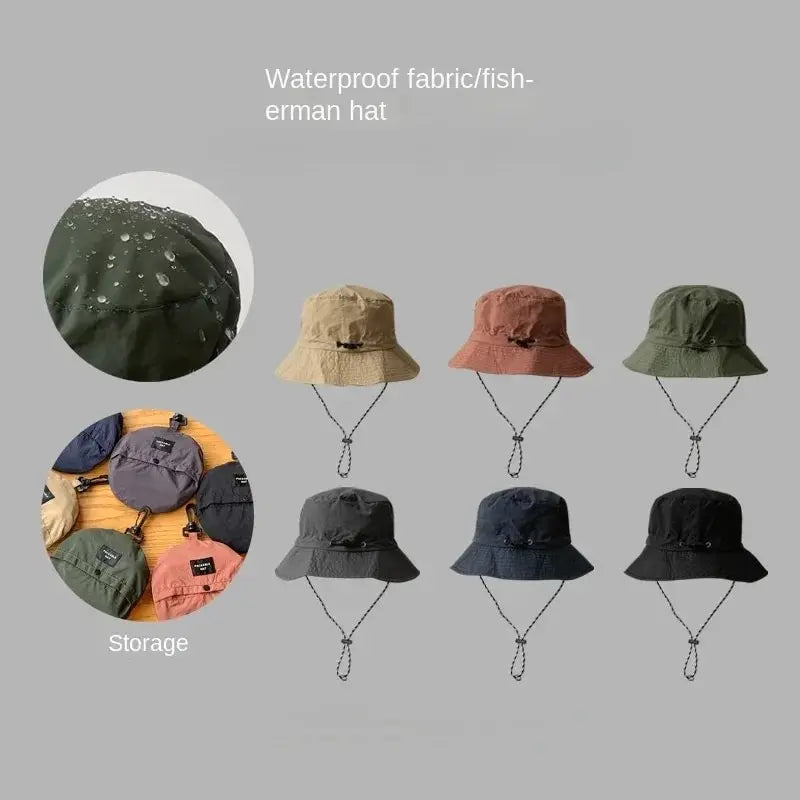 Waterproof Fisherman Hat Anti-UV Protection Camping Hiking Panama Bucket Outdoor Hat