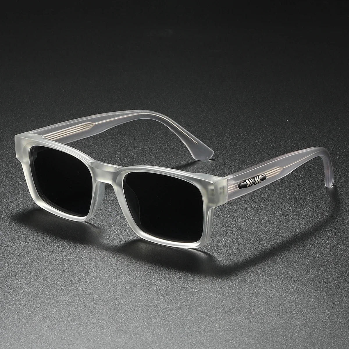 Quality Square Polarized Sunglasses Men Metal Core UV400 Unisex Sun Glasses Travel Hiking Beach Fishing Eyewear