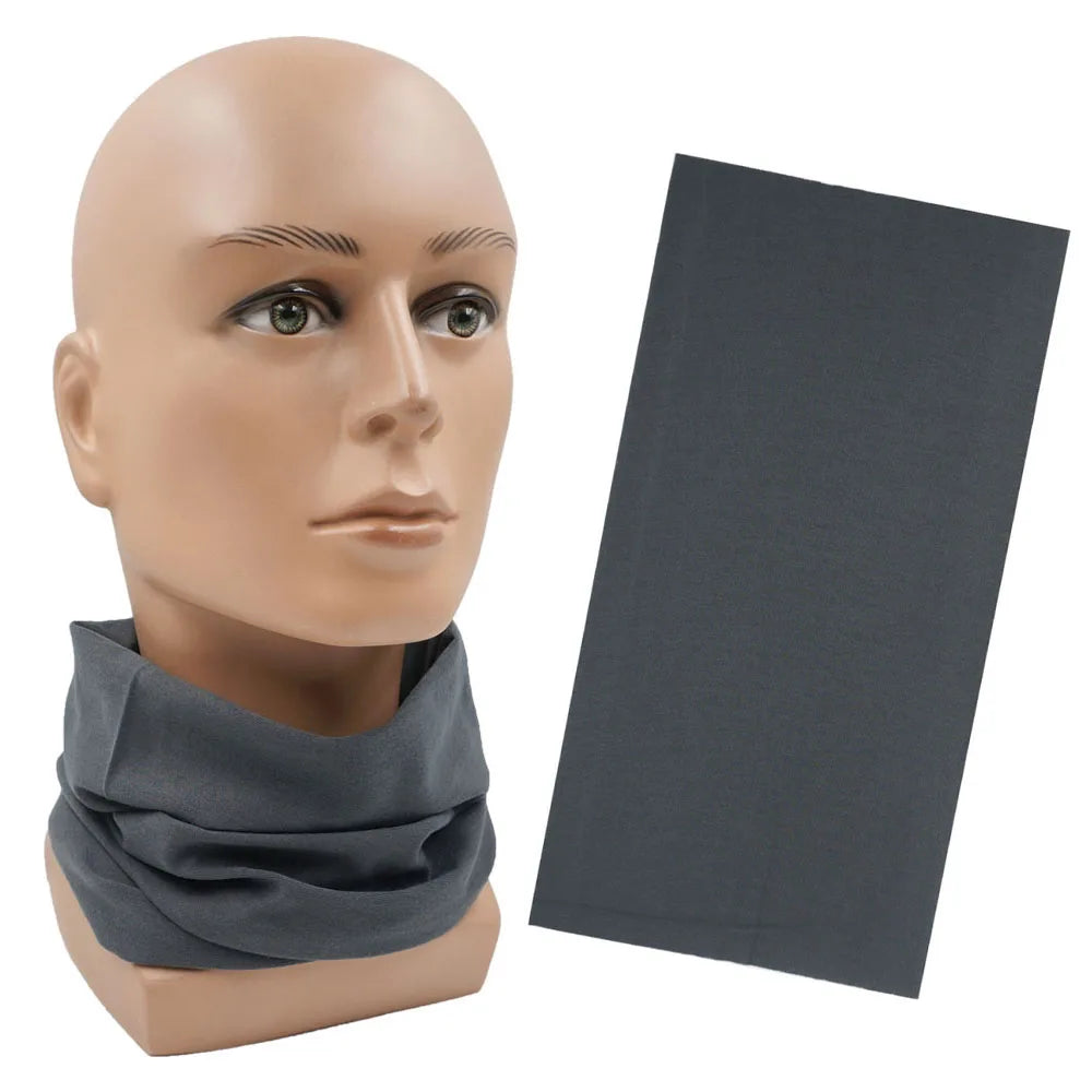 Outdoor Magic Bandana Solid Dyeing Color Cycling Hiking Scarves Fashion Headwrap Neck Tube Cover Fishing Windproof Face Mask