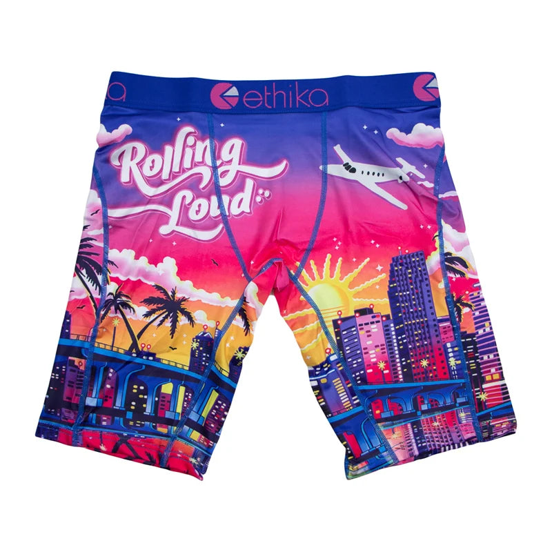 ETHIKA 1Pcs Men Underwear Breathable Mesh Crotch Mens Boxershorts Plus Size Sexy Man Swimming Underpants Men's Panties Boxers