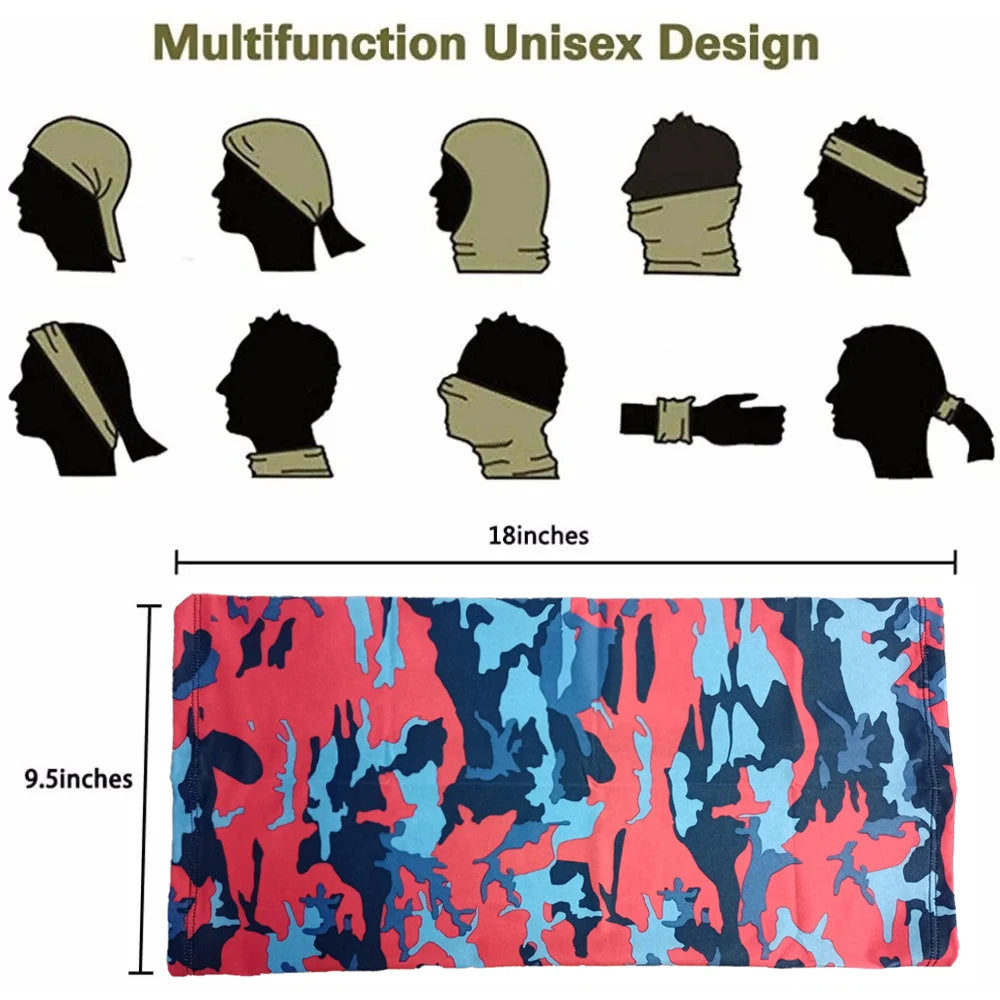 Outdoor Ice Silk Sun Protection Neck Cover, Riding Mask Full Face