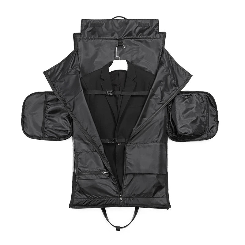 OZUKO Garment bag Multifunction Men Suit Storage Large Capacity Luggage Handbag Male Waterproof Travel Duffel Bag Shoes Pocket