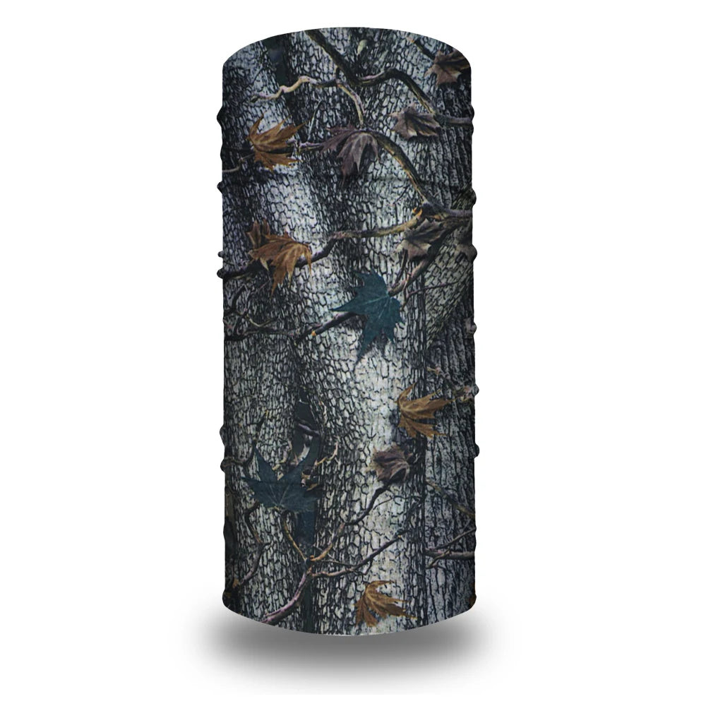 Multi-Purpose Camo Hunting Tactical Bandana Seamless Neck Gaiter Tube Mask Face Shield Hiking Camping Realtree Printed Scarf