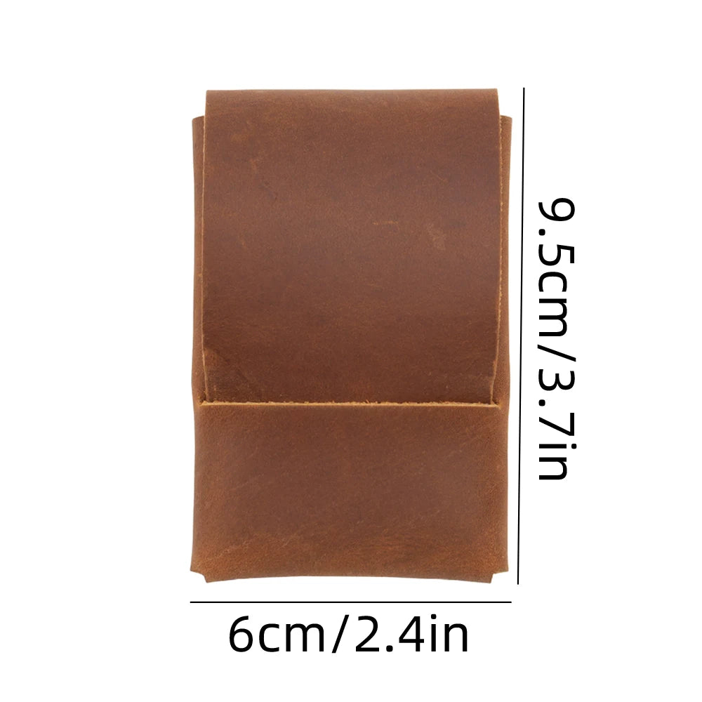 Retro Leather Mini Wallet Money Bag Handmade Vintage Card Holder Pocket Coin Purse Organizer