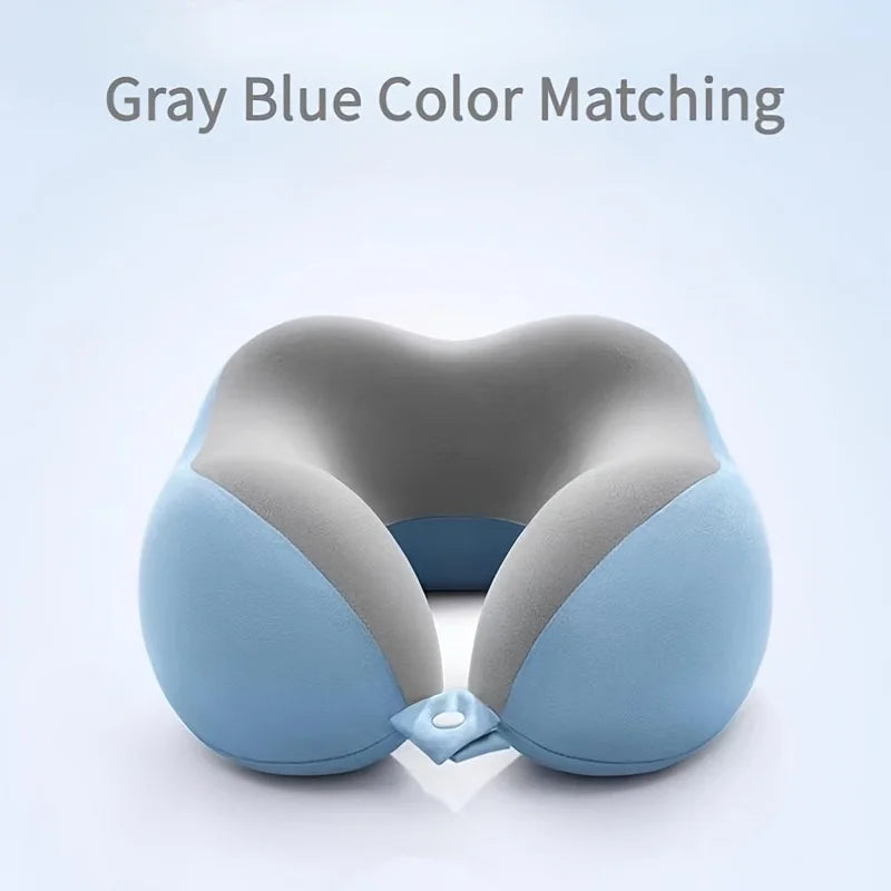 U-shaped Neck Pillow，Medium Soft U-shaped Neck Pillow for Travel and Office | Ergonomically Designed